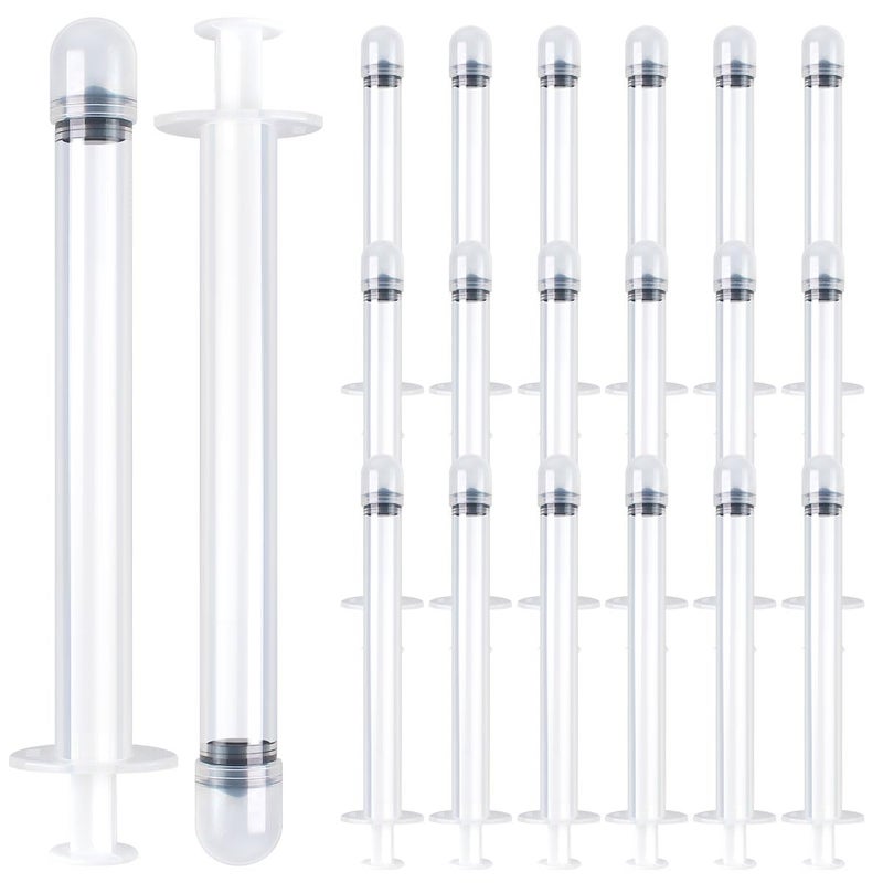 Dizzily 20 Pack Disposable Plastic Vaginal Cream Applicators, Individually Wrapped Hygienic Injector Applicator to Fit Preseed Lubricant, Estrace, Contraceptive Gels, Personal Lube, OTC Gel or Cream - Image 1
